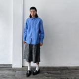 Drop-Shoulder Solid Shirt
