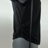 SEETHROUGH SLIM LINE TSHIRT BLACK