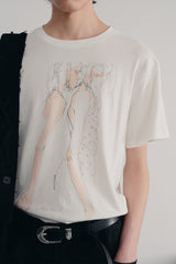 Floral Tencel Wool Tee