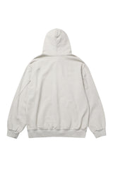  GRAFFITI CRACK HOODIE_BEIGE GRAY