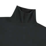 タートルネック長袖Tシャツ (ダークグレー)