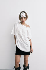 89 リヴェットTシャツ (white)