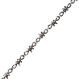 [24SS LSD COLLECTION] Barbed Wire Necklace_Antique Silver