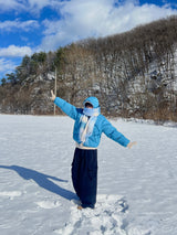 Blue Bear Hooded Padding (4 Colors)