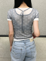 Surf Star Mesh Layered Top (2c)