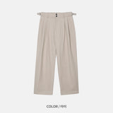 LMN Larkle 16 エンブロイダリーヘリンボーンビゾパンツ (3 colors)