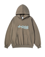 25FW CURSIVE LOGO HOODIE COCOA