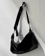 Keyring Silver & Black Crossbag