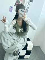 ツーラインポイントパラシュートバルーンパンツ💚🤎🩶 - 5 カラーズ