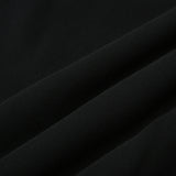 DOUBLE LOOP LOGO SLEEK HOODIE SWEATSHIRT BLACK