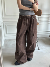 Pigment washing crop t-shirts(4color)