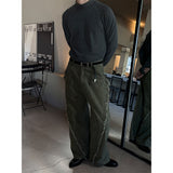[Unisex] Low cutting wide pants(3color)