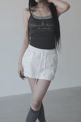 elf Lettering layered sleeveless (2color)