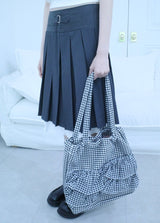 frill check bag