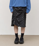 (W)オシボタンドットスカート