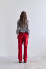 RED CORDUROY PANTS