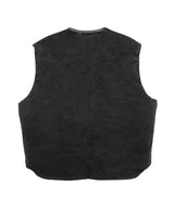  Hard Canvas Western Vest [ CHARCOAL ]