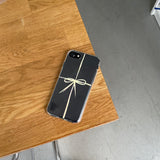 リボンデザインスマホケース