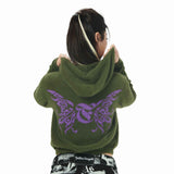 ABBA HOODIE JACKET_MOSS