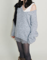 Kina Bendable Angora Fur Micro Shorts (Angora Fur Fabric)