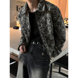 [HANDMADE] Circle pattern wool jacket(2color)