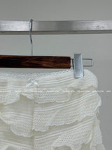 ribbon lace cancan frill shorts