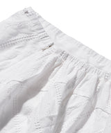 Broderie Asymmetric Skirt - White