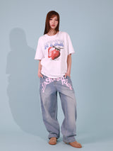 STRAWBERRY SPACE TEE (WHITE)