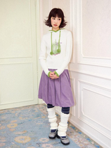 Green apple hooded sweater