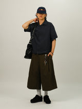 HEAVEN Belt Cotton Bermuda Banding Pants