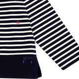 WIDE STRIPED LONG-SLEEVED T-SHIRT (UNISEX)_SYF3TS01CG