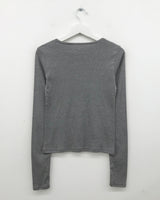 Bias snap long sleeve (4color)