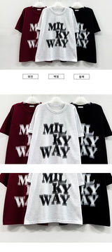 ハンドミルキー半袖Tシャツ