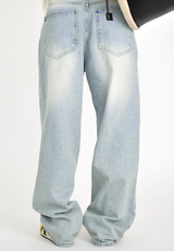 (UNISEX)soft denim pants