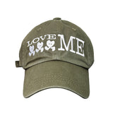 LOVE ME WASHING BALL CAP KHAKI