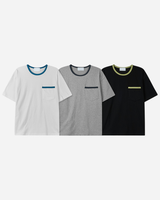 トフ クロップ コントラスト ショートスリーブ Tシャツ 3C