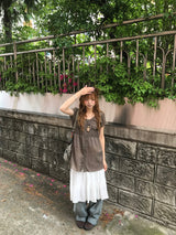 ディア ヴィンテージ レイヤード スカート