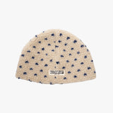 Dot dumble fleece beanie (ivory)