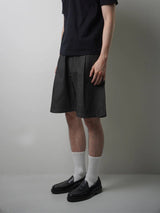 PT8 Pleated Denim Shorts