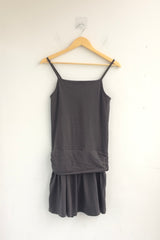 Shirring Flared Dress