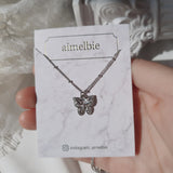 Little Butterfly Semi Choker Necklace