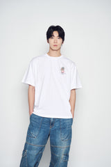 25SS TANNING OPANCHU USAGI BASIC LOGO SHORT SLEEVE T-SHIRT WHITE