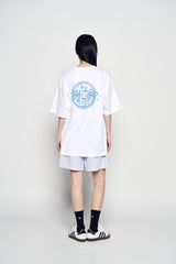25SS ADLV サターンロゴ半袖Tシャツ ホワイト