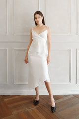 リシャラップロングスカート (white)