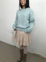 ツイストニットトップス (3color)