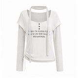 アルド サイド シャーリング レイヤード Tシャツ