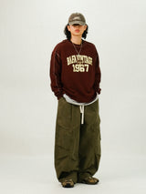 TE Vintage Washing Cargo Banding Pants