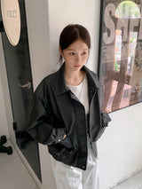 #LV Vintage Black Leather Jacket 