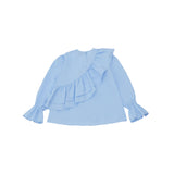 round frill blouse