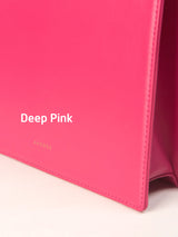 LAZEL MINI ショルダーレザーバッグ / Deep Pink